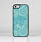 The Intricate Teal Floral Pattern Skin-Sert for the Apple iPhone 5c Skin-Sert Case