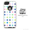 The Inverted Fun Colored Polka Dot Skin For The iPhone 4-4s or 5-5s Otterbox Commuter Case