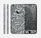 The Jagged Abstract Graytone Skin for the Apple iPhone 6