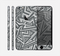 The Jagged Abstract Graytone Skin for the Apple iPhone 6 Plus