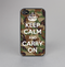 The Keep Calm & Carry On Camouflage Skin-Sert for the Apple iPhone 4-4s Skin-Sert Case