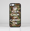 The Keep Calm & Carry On Camouflage Skin-Sert for the Apple iPhone 5c Skin-Sert Case