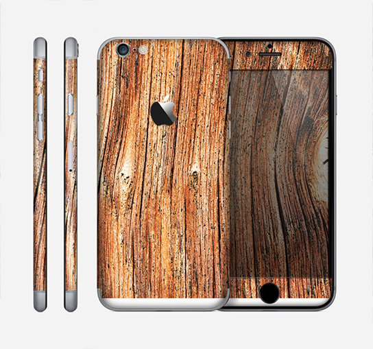 The Knobby Raw Wood Skin for the Apple iPhone 6