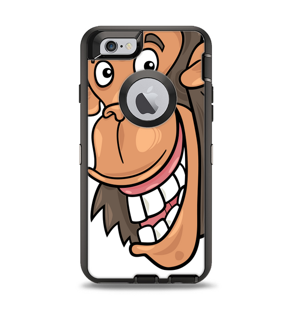 The Laughing Vector Chimp Apple iPhone 6 Otterbox Defender Case Skin Set