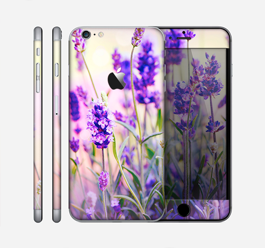 The Lavender Flower Bed Skin for the Apple iPhone 6 Plus