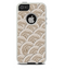 The Layered Tan Circle Pattern Skin For The iPhone 5-5s Otterbox Commuter Case