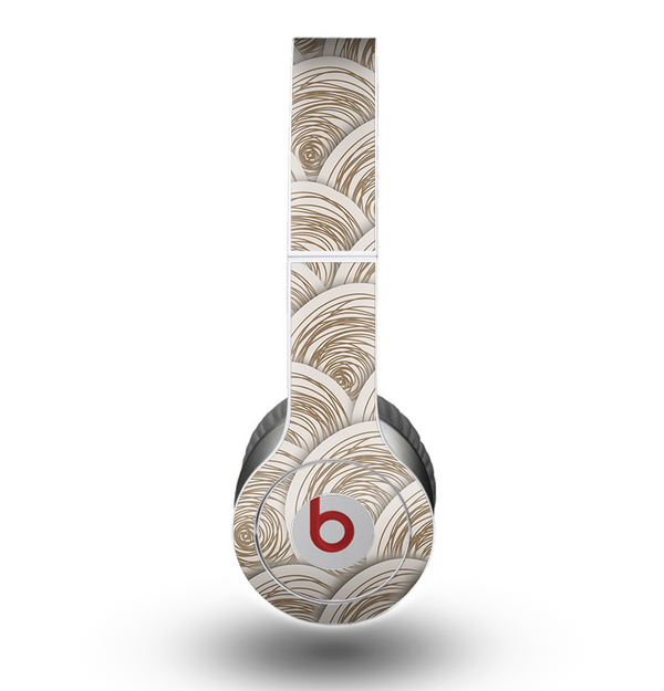 The Layered Tan Circle Pattern Skin for the Beats by Dre Original Solo-Solo HD Headphones