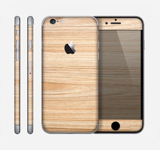 The LightGrained Hard Wood Floor Skin for the Apple iPhone 6