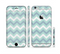The LightTeal-Colored Chevron Pattern Sectioned Skin Series for the Apple iPhone 6