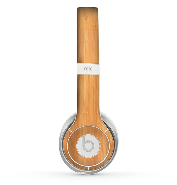 The Light Bamboo Wood Skin for the Beats by Dre Solo 2 Headphones