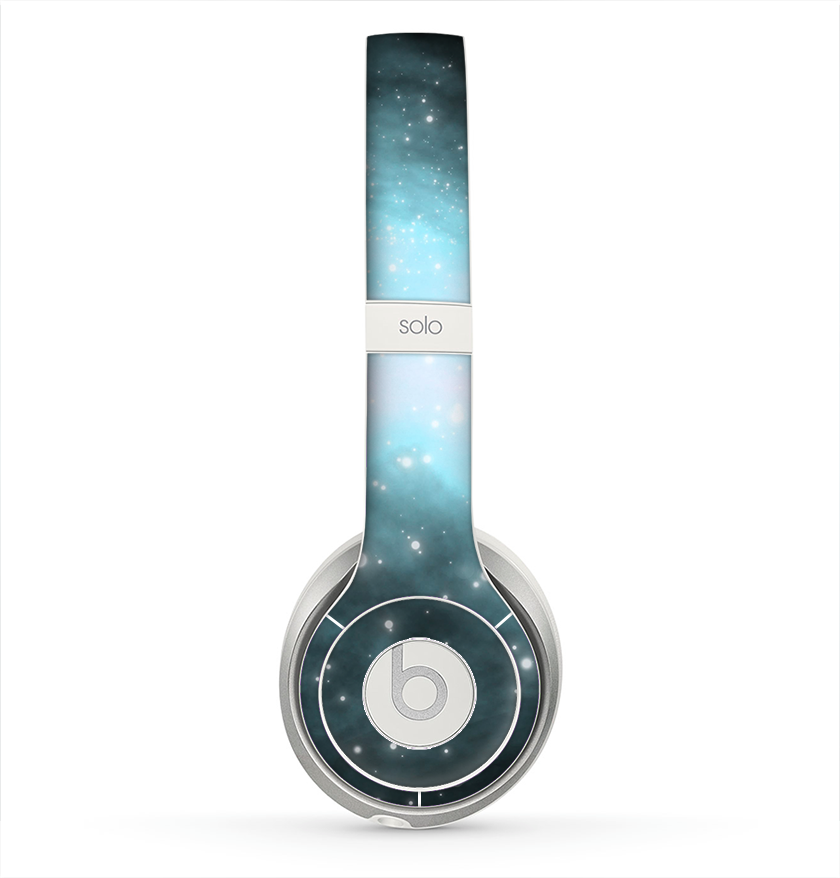 The Light Dark Blue Space Skin for the Beats by Dre Solo 2