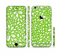 The Light Green & White Floral Sprout Sectioned Skin Series for the Apple iPhone 6 Plus