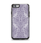 The Light Purple Damask Floral Pattern Apple iPhone 6 Otterbox Symmetry Case Skin Set