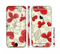 The Light Tan With Red Accented Flower Petals Sectioned Skin Series for the Apple iPhone 6 Plus