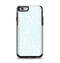 The Light Teal Blue & White Floral Sprout Apple iPhone 6 Otterbox Symmetry Case Skin Set