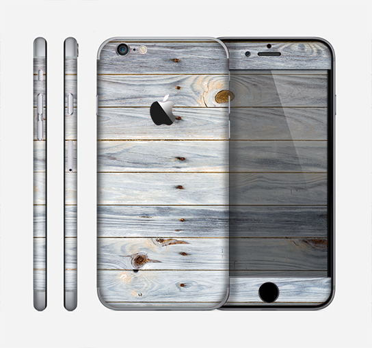 The Light Tinted Wooden Planks Skin for the Apple iPhone 6