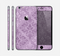 The Light and Dark Purple Floral Delicate Design Skin for the Apple iPhone 6 Plus