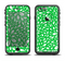 The Lime Green & White Floral Sprout Apple iPhone 6 LifeProof Fre Case Skin Set