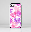 The Loopy Pink and Purple Hearts Skin-Sert for the Apple iPhone 5-5s Skin-Sert Case