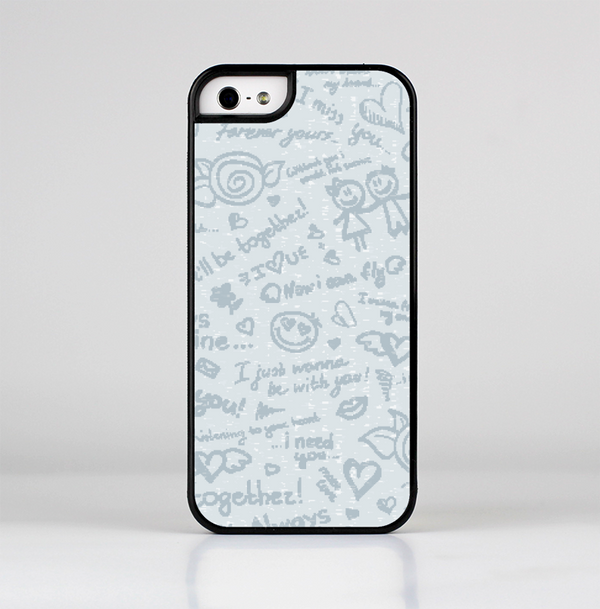 The Love Story Doodle Sketch Skin-Sert for the Apple iPhone 5-5s Skin-Sert Case