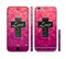 The Love is Patient Cross over Unfocused Pink Glimmer Sectioned Skin Series for the Apple iPhone 6s