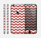 The Maroon & White Chevron Pattern Skin for the Apple iPhone 6