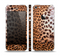 The Mirrored Leopard Hide Skin Set for the Apple iPhone 5