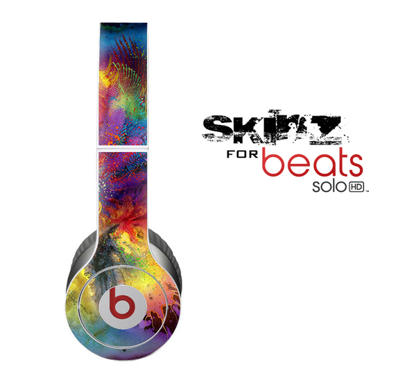 The Mixed Neon Paint Skin for the Beats by Dre Solo-Solo HD Headphones