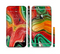 The Mixed Orange & Green Paint Sectioned Skin Series for the Apple iPhone 6 Plus