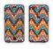 The Modern Colorful Abstract Chevron Design Apple iPhone 6 Plus LifeProof Nuud Case Skin Set