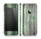 The Mossy Green Wooden Planks Skin Set for the Apple iPhone 5