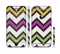 The Multicolored Pixelated ZigZag CHevron Pattern Sectioned Skin Series for the Apple iPhone 6