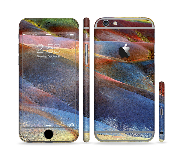 The Multicolored Slate Sectioned Skin Series for the Apple iPhone 6s