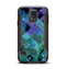 The Multicolored Tile-Swirled Pattern Samsung Galaxy S5 Otterbox Commuter Case Skin Set