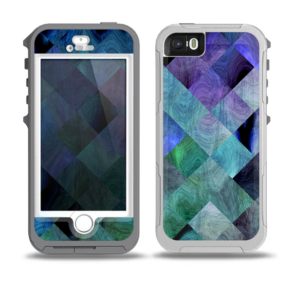 The Multicolored Tile-Swirled Pattern Skin for the iPhone 5-5s OtterBox Preserver WaterProof Case