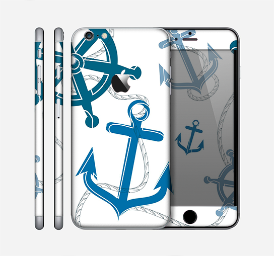 The Nautical Anchor Collage Skin for the Apple iPhone 6 Plus