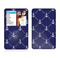 The Navy Blue & White Seamless Anchor Pattern Skin For The Apple iPod Classic