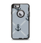 The Navy & Gray Vintage Solid Color Anchor Linked Apple iPhone 6 Otterbox Defender Case Skin Set