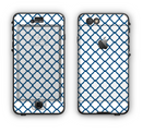 The Navy & White Seamless Morocan Pattern V2 Apple iPhone 6 Plus LifeProof Nuud Case Skin Set