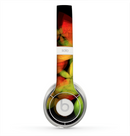The Neon Blurry Translucent Flowers Skin for the Beats by Dre Solo 2 Headphones