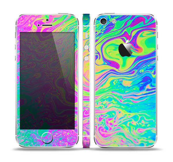 The Neon Color Fushion Skin Set for the Apple iPhone 5