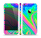 The Neon Color Fushion V3 Skin Set for the Apple iPhone 5