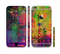 The Neon Colored Grunge Surface Sectioned Skin Series for the Apple iPhone 6 Plus