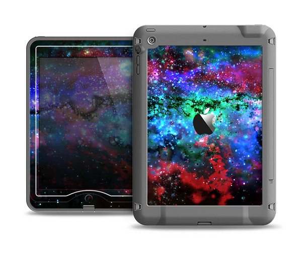 The Neon Colored Paint Universe Apple iPad Air LifeProof Nuud Case Skin Set