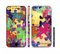 The Neon Colored Puzzle Pieces Sectioned Skin Series for the Apple iPhone 6 Plus