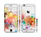 The Neon Colored Watercolor Branch Sectioned Skin Series for the Apple iPhone 6 Plus