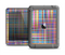 The Neon Faded Rainbow Plaid Apple iPad Air LifeProof Nuud Case Skin Set