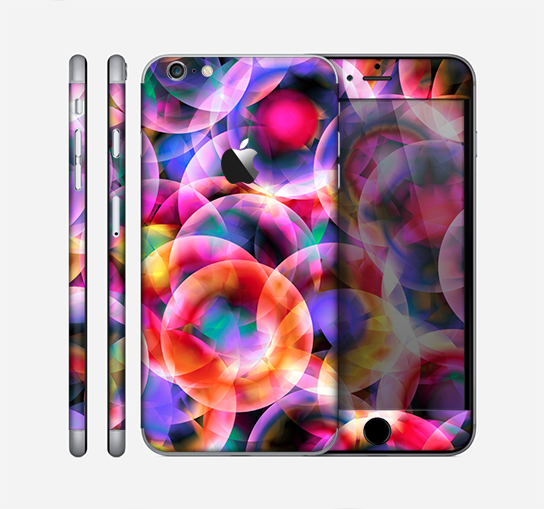 The Neon Glowing Vibrant Cells Skin for the Apple iPhone 6 Plus