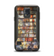 The Neon Graffiti Brick Wall Samsung Galaxy S5 Otterbox Commuter Case Skin Set