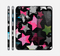 The Neon Highlighted Polka Stars On Black Skin for the Apple iPhone 6 Plus